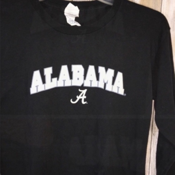 Kids Alabama Black Long Sleeve Tee - Picture 3 of 4